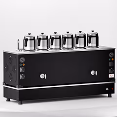 Anka Black Pro Kompakt Full Otomatik Çay Kazanı, 6 Demlikli, 60 Litre