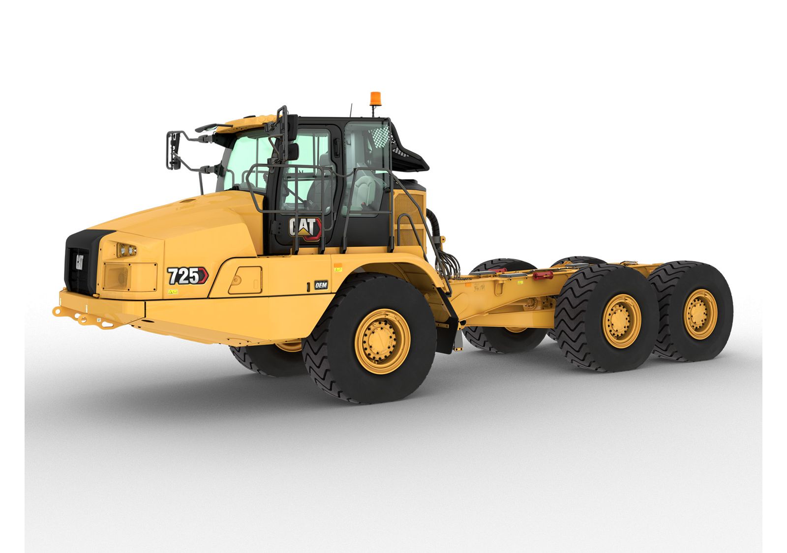 Caterpillar 725 BOS SASI Belden Kırmalı Kamyon (Articulated Truck)
