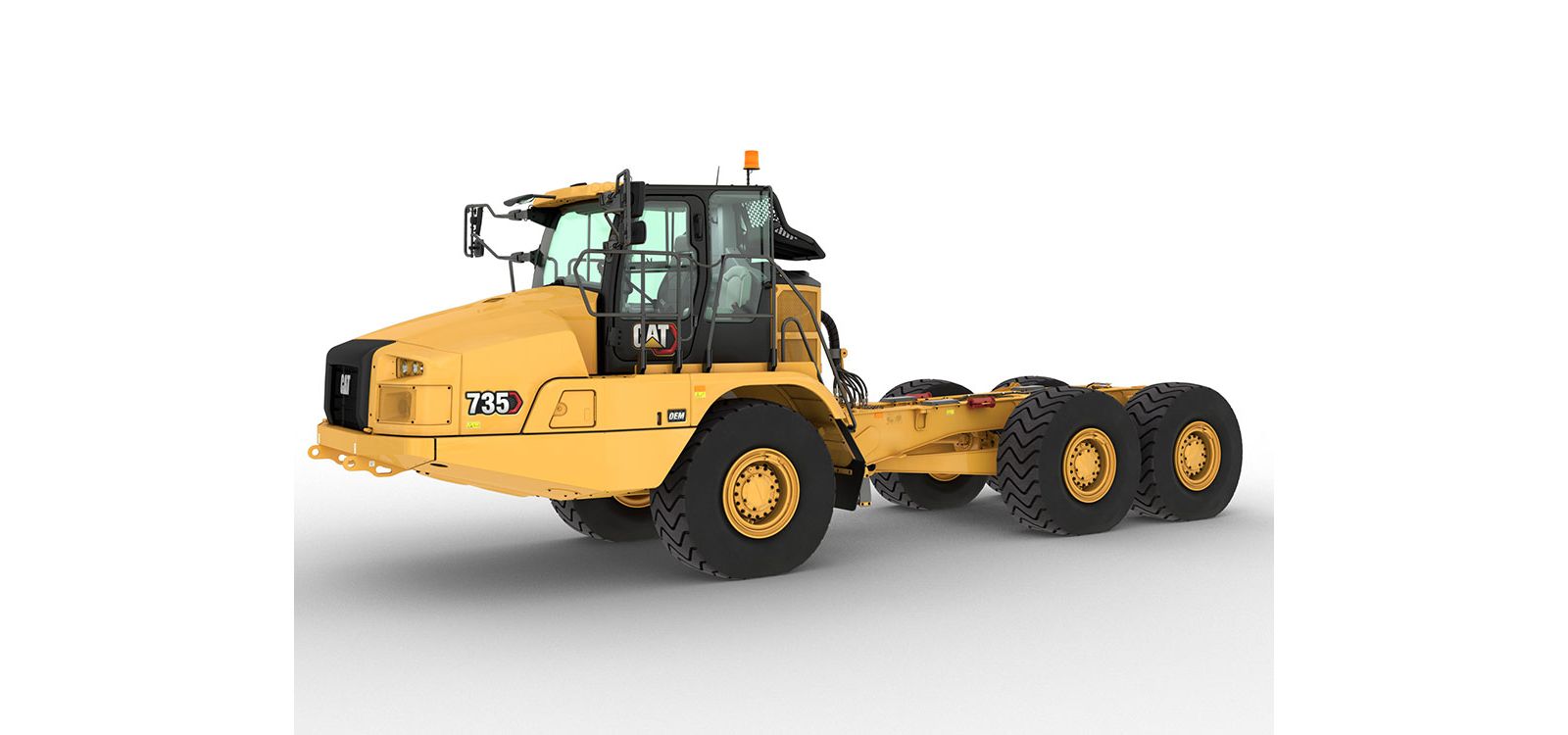 Caterpillar 735 BOS SASI Belden Kırmalı Kamyon (Articulated Truck)