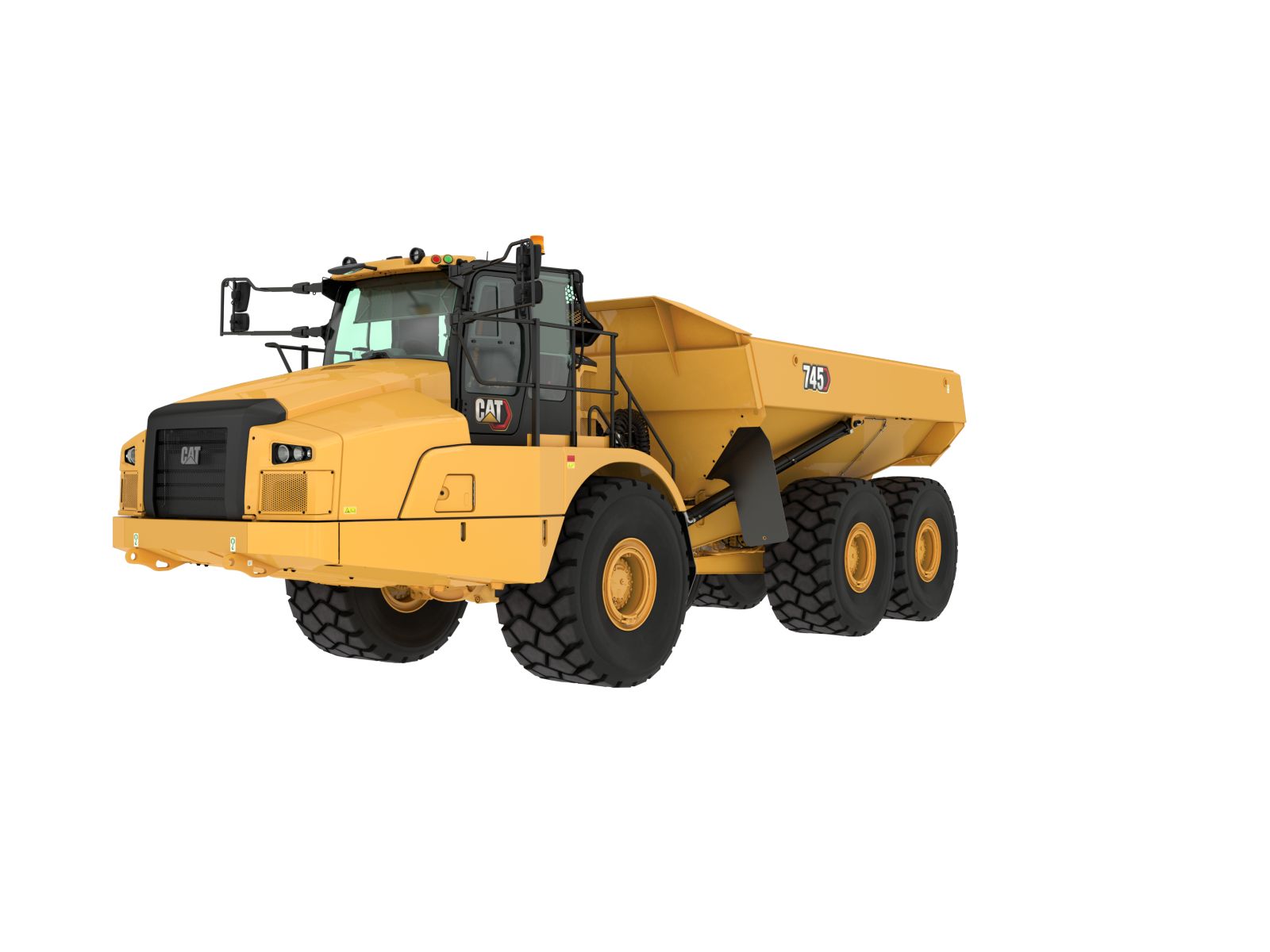 Caterpillar 745 Belden Kırmalı Kamyon (Articulated Truck)