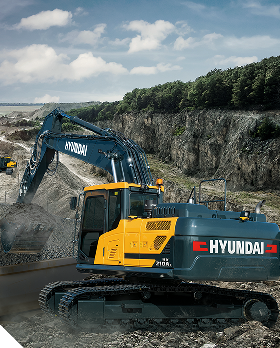 Hyundai HX210A-L Paletli Ekskavatör