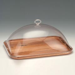 Zicco Akrilik Kapaklı Fanus, 30x39x14 cm