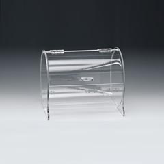 Zicco Akrilik Kapaklı Muhafa Kabı, Silindir Model, 20x24,5x20 cm