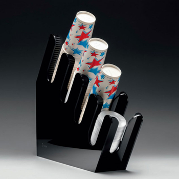 Zicco Akrilik Karton Bardak Standı, 11,5x51,5x42,5 cm