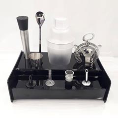 Zicco Akrilik Standlı Bar Seti (Polikarbon Shaker )