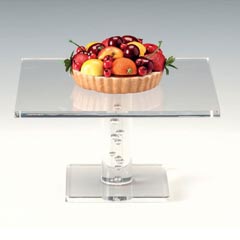 Zicco Akrilik Teşhir Standı, Ayaklı, 25x25x13,5 cm