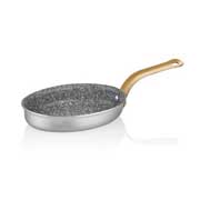 Altınbaşak Alu Granit Mini Oval Tava, 11x17 cm