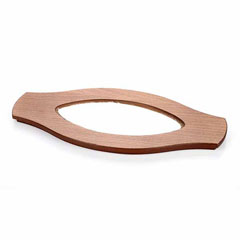 Altınbaşak Cilalı Mdf Balık Ahşap Altlık, 20x40 cm