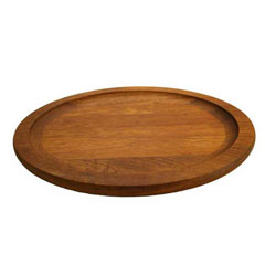 Altınbaşak Oval Kahvaltı Tabağı, İroko, 38x28 cm