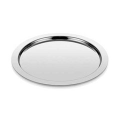 Altınbaşak Paslanmaz Yuvarlak Servis Tepsi 45x1 cm