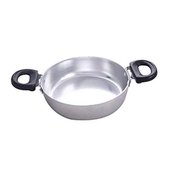 Alüminyum Menemen Tavası, Çift Saplı, 24 cm