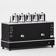 Anka Black Pro Kompakt Full Otomatik Çay Kazanı, 5 Demlikli, 50 Litre