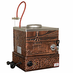 Anka Eko Elektrikli Çay Kazanı, 1 Demlikli, 14 Litre, Bakır