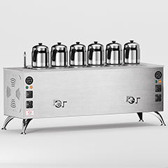 Anka Pro Compact Çay Kazanı, Elektrikli, 6 Demlikli, 60 Litre, Inox