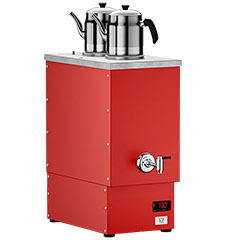 Anka Pro Cook Çay Makinesi, 2 Demlikli, 12 Litre, Kırmızı