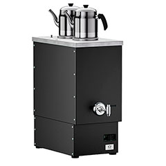 Anka Pro Cook Çay Makinesi, 2 Demlikli, 12 Litre, Siyah