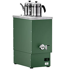 Anka Pro Cook Çay Makinesi, 2 Demlikli, 12 Litre, Yeşil
