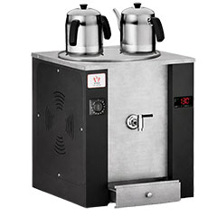 Anka Pro Exper Çay Makinesi, 2 Demlikli, 15 Litre, Siyah