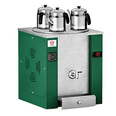 Anka Pro Exper Çay Makinesi, 3 Demlikli, 25 Litre, Yeşil