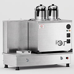 Anka Turbo Çay Kazanı, Hibrit, 2 Demlikli, 20 Litre, Inox