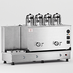 Anka Turbo Çay Kazanı, Hibrit, 4 Demlikli, 40 Litre, Inox