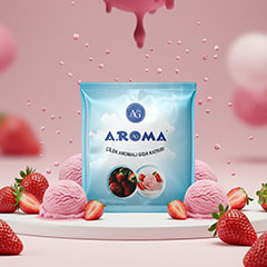 A.ROMA Aromalı Dondurma Katkısı, Çilek, 300 Gr