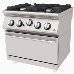 Atalay Gazlı Kuzine, 80x73 Cm, AGK 873