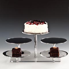 Zicco Aynalı Teşhir Standı, 5'li, 52x42x24 cm