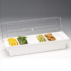 Zicco Bar Konteyner, Polikarbon Kapaklı, 6'lı, 50x16x9,5 cm