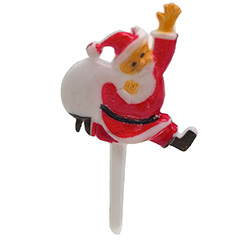Beysa Çuvallı Noel Baba Yılbaşı Pasta Süsü, 25li Paket