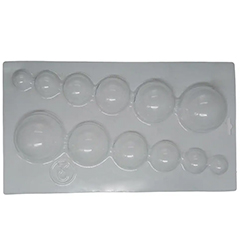 Beysa Daire Çikolata Kalıbı, Pvc, 12Li Set
