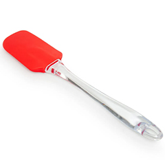 Beysa Ds-02 Silikon Spatula, Kırmızı Uçlu, 25 cm