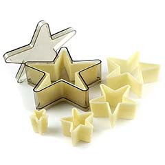 Beysa Exoglass Volovan Kopat Seti, Yıldız, Düz Dar, 5li