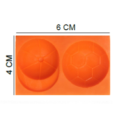 Beysa Futbol Topu Silikon Şeker Hamuru Kalıbı, 6x4 cm