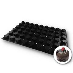 Beysa K079 Sekizgen Silikon Muffin Kalıbı, 40x60 cm