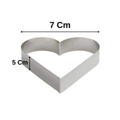 Beysa Kalp Pasta Çemberi, 7cm