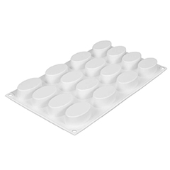 Beysa Oval Silikon Kek Kalıbı, 16lı