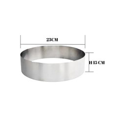 Beysa Pasta Çemberi Pandispanya Inox 23 Cm H15