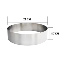 Beysa Pasta Çemberi Pandispanya Kalp Çember 27 Cm H7