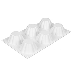 Beysa Silikon Brioche Kalıbı, 6lı, 17x29,5 cm