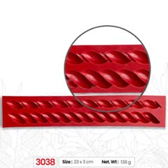 Beysa Surenapart M3038 Silikon Şeker Hamuru Kalıbı, 23x3  cm