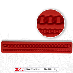 Beysa Surenapart M3042 Zincir Silikon Şeker Hamuru Kalıbı, 25x5 cm
