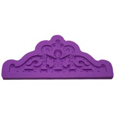 Beysa Surenapart Ml132 İşlemeli 3 Kemer Silikon Şeker Hamuru Kalıbı, 22x10 cm