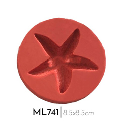 Beysa Surenapart ML741 Yıldız Silikon Şeker Hamuru Kalıbı, 8,5x8,5 cm