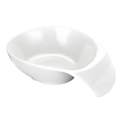 Biradlı Açık Büfe Minimalist, Sosluk, Çerezlik, 13x9x3,5 cm, Beyaz