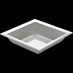 Biradlı Açık Büfe Salata Meyve Sunum Kasesi 37,3x37,3x9 cm