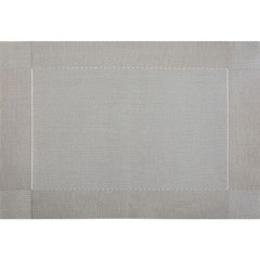 Biradlı Amerikan Servis, Pvc, Desenli, 30x45 cm, Gri