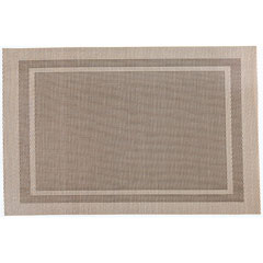 Biradlı Amerikan Servis, Pvc, Desenli, 30x45 cm, Kahverengi, BRD 2065