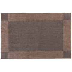Biradlı Amerikan Servis, Pvc, Desenli, 30x45 cm, Kahverengi, BRD 99198