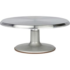 Biradlı Metal Dönerli Pasta Sıvama Standı, 30 cm